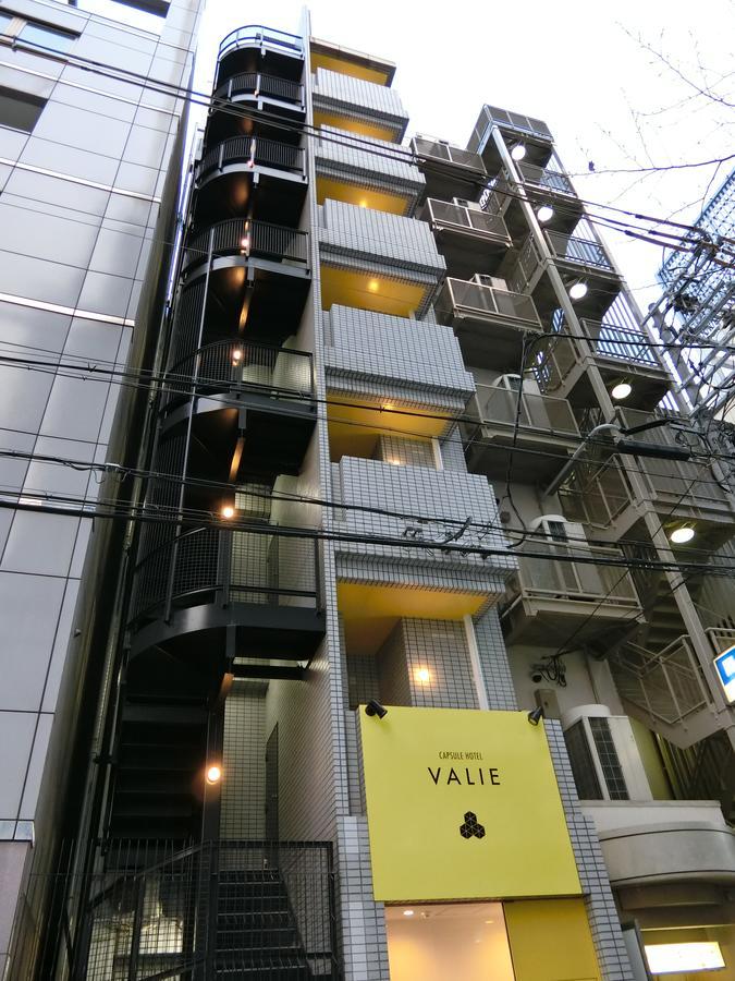 Capsule Hotel Valie Ebisucho Osaka Exterior foto